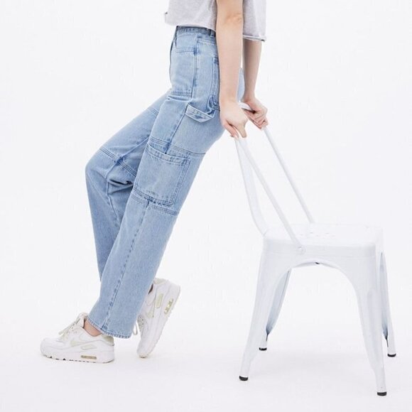 Bluenotes High Rise Carpenter Straight Jeans - 6/S 🇨🇦 - Picture 1 of 10